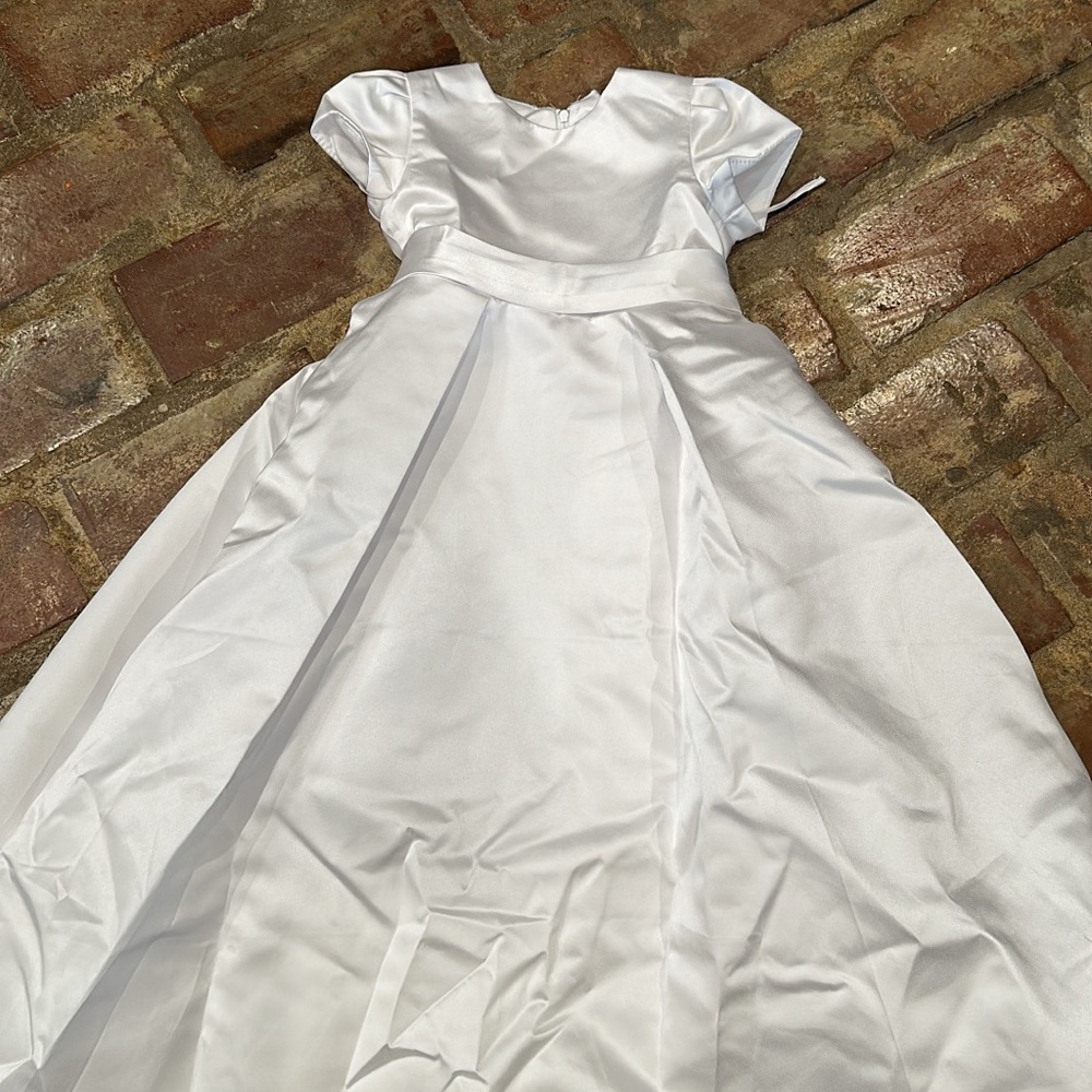 Elegant White Kids Dress